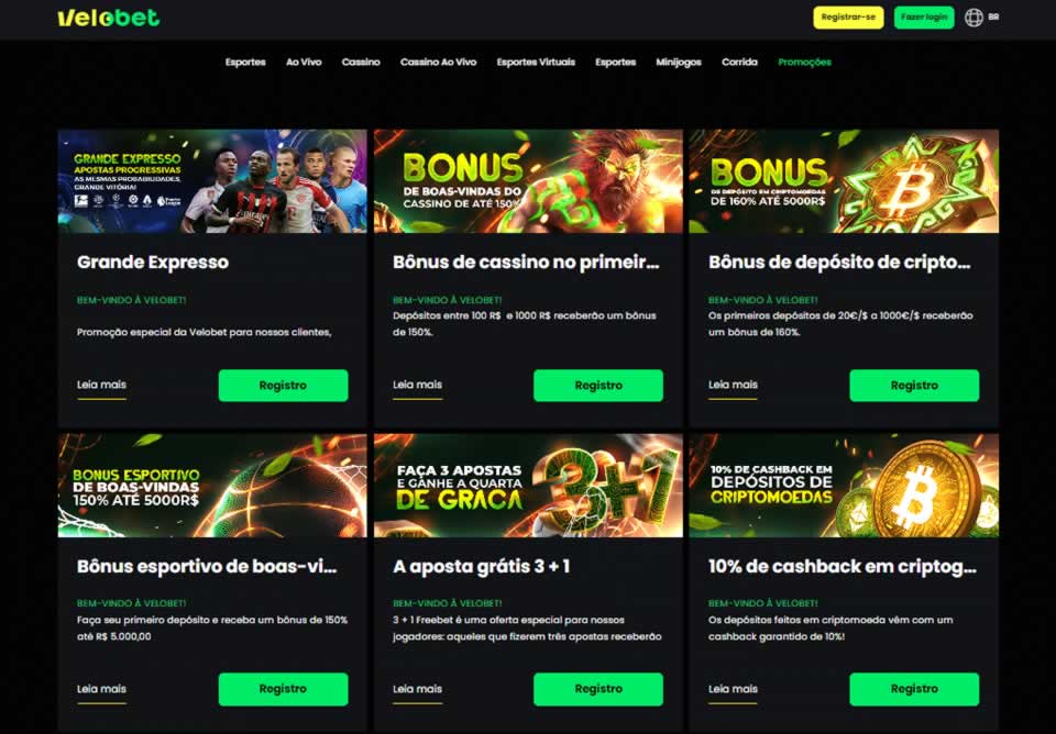 Bonus no cadastro bet