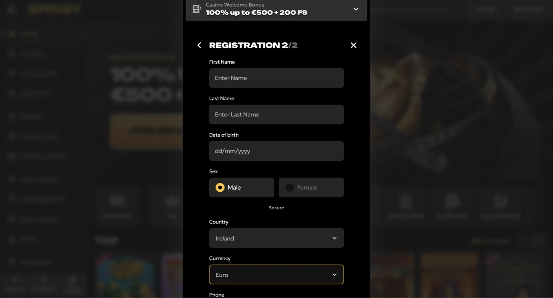 Bet7k casino login